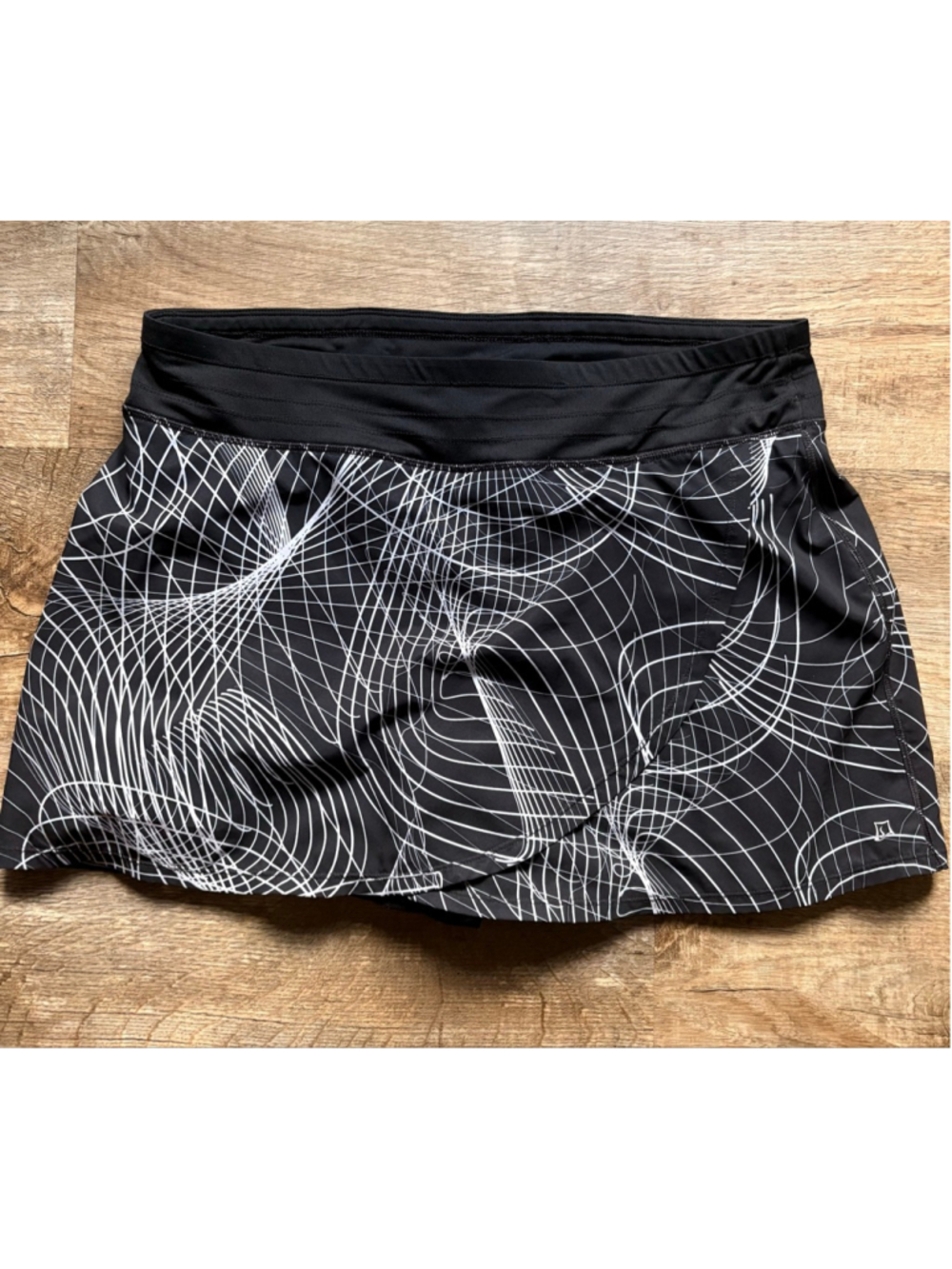 Skirt Sports Black White Athletic Skort XL